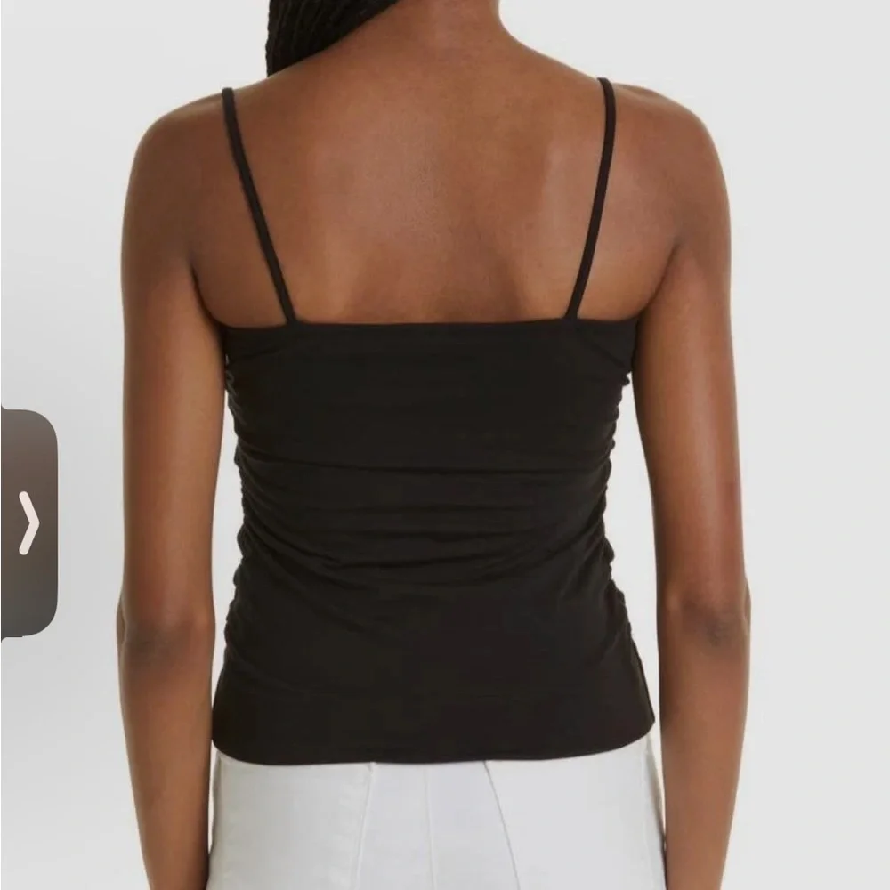 NWT ATM Anthony Thomas Melillo Black Slim Camisole - Picture 2 of 5